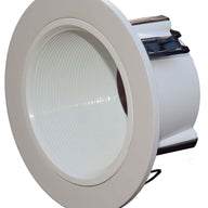 4 Inches Phenolic Stepped Baffle Trim for Recessed Light/lighting-white-Replaces Halo 993W