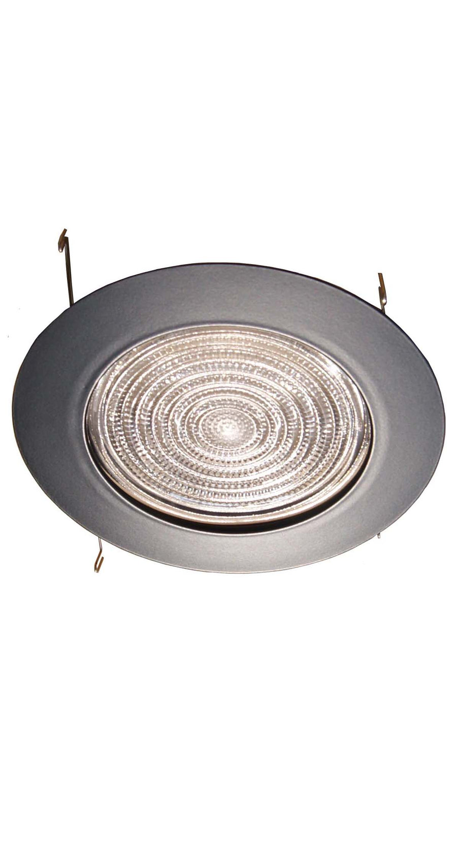 6 Inches Fresnel Lens Shower Trim for Recessed Light Fits Halo/Juno-Black