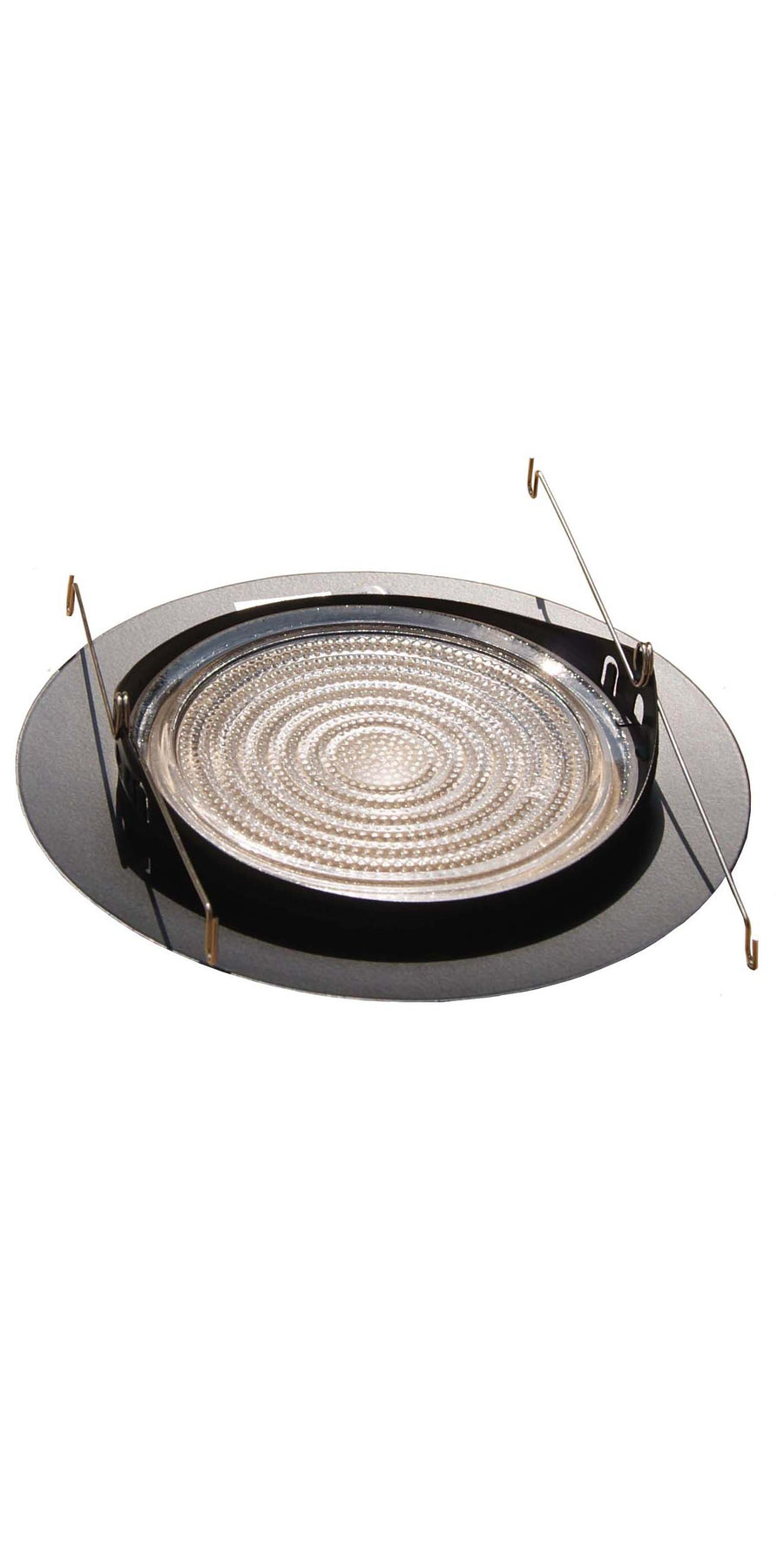 6 Inches Fresnel Lens Shower Trim for Recessed Light Fits Halo/Juno-Black