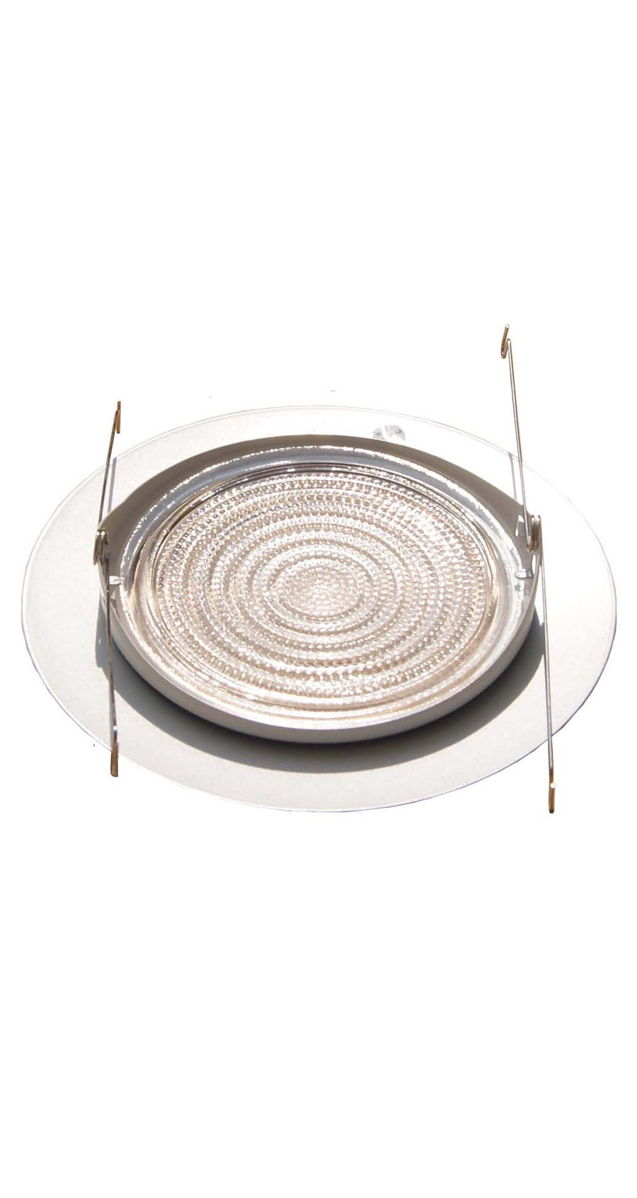 6 Inches Fresnel Lens Shower Trim for Recessed Light Fits Halo/Juno-White