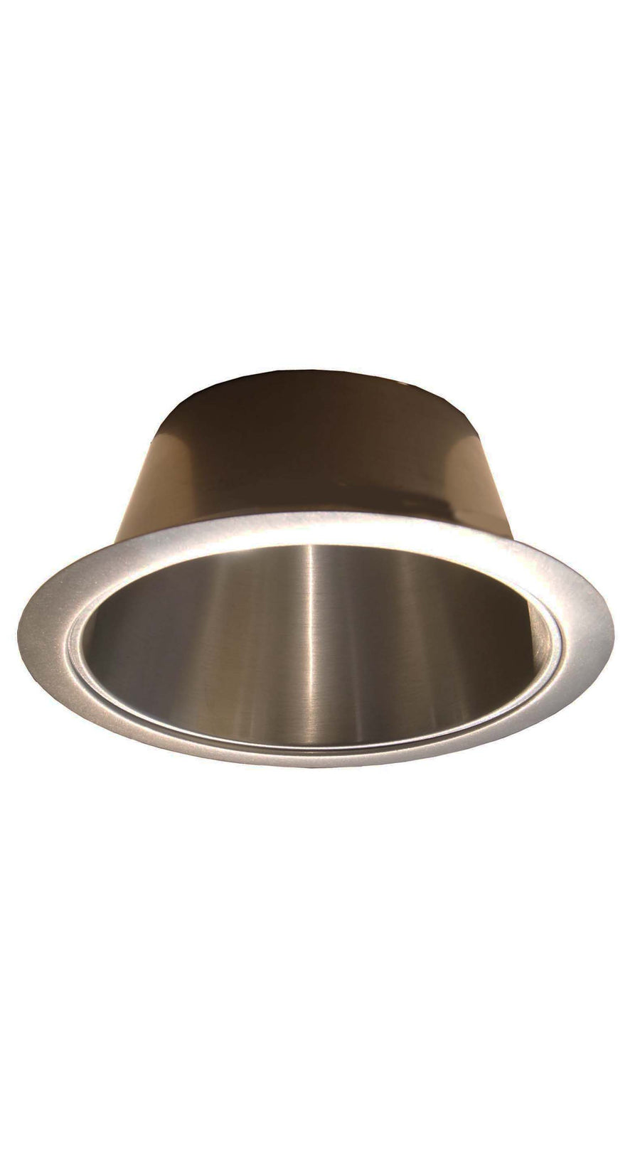 6 Open Reflector trim/trims for Par30/R30 Line Voltage Recessed Light/lighting-Fit Halo/Juno-Satin Nickel