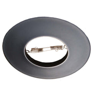 6" Open Metal Trim Ring for Par30/R30 Recessed Light/Lighting-Black