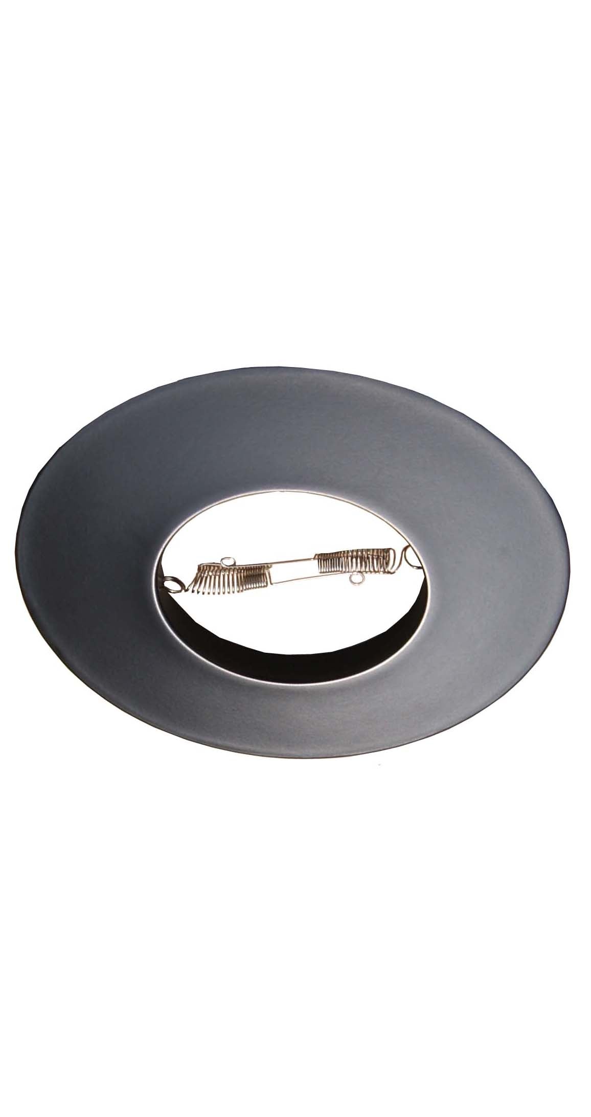 6" Open Metal Trim Ring for Par30/R30 Recessed Light/Lighting-Black