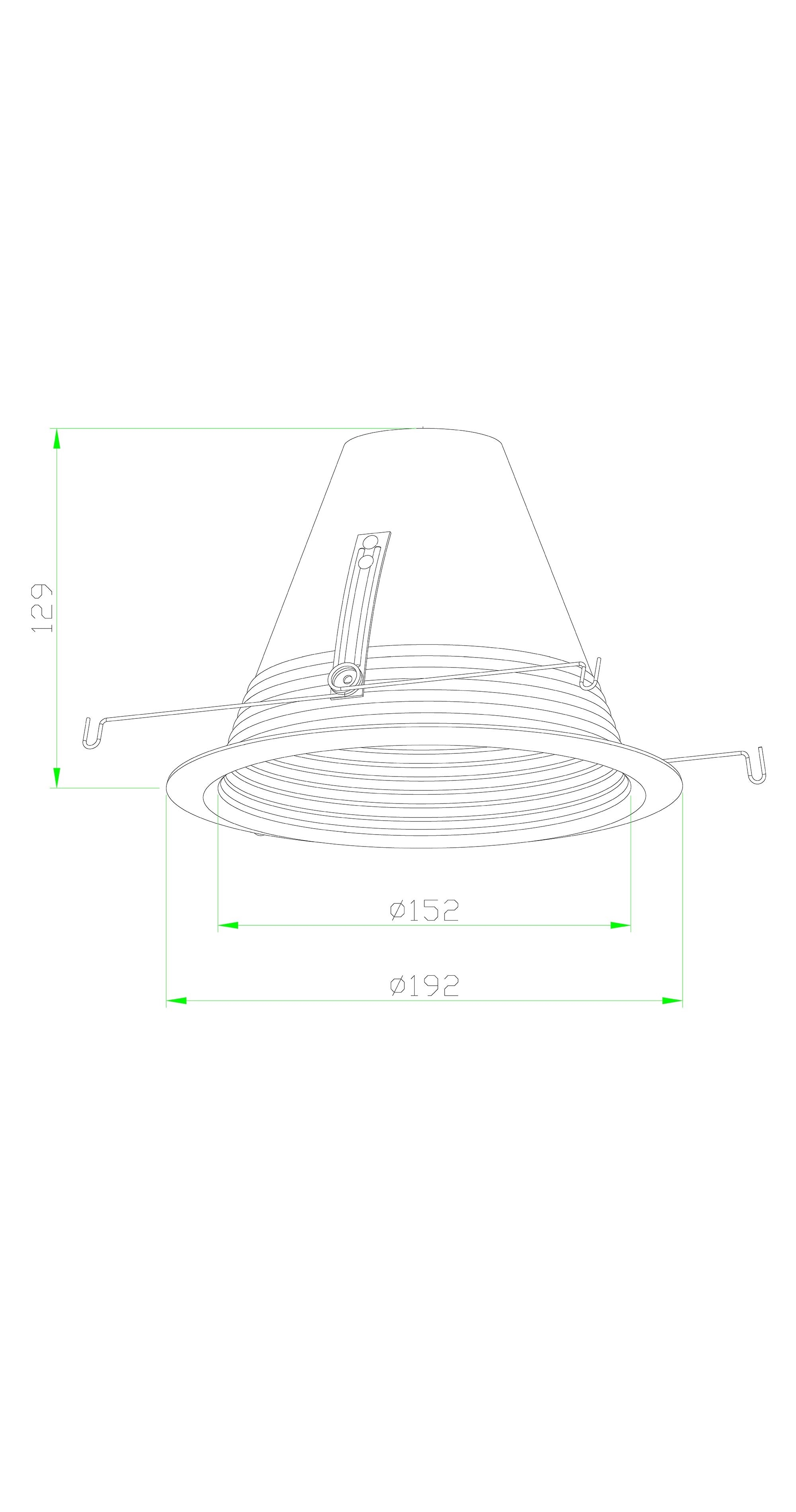 6 Inch Recessed Can Light Trim, Air Tight Baffle Trim, IC-Rated Anti-Glare 6 Inch Can Light Trim, Self-Flanged Recessed Light Trim- Copper