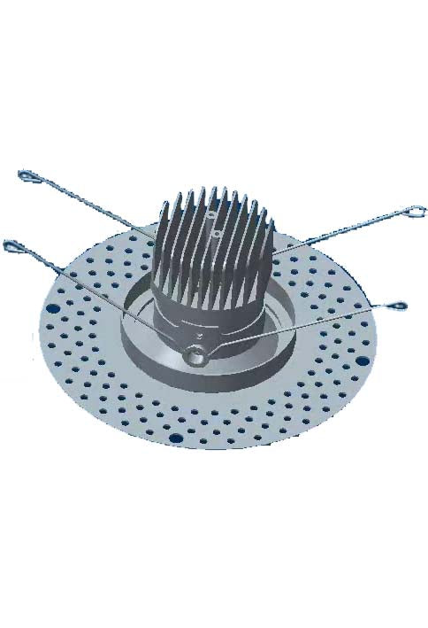 Round Trimless with heatsink