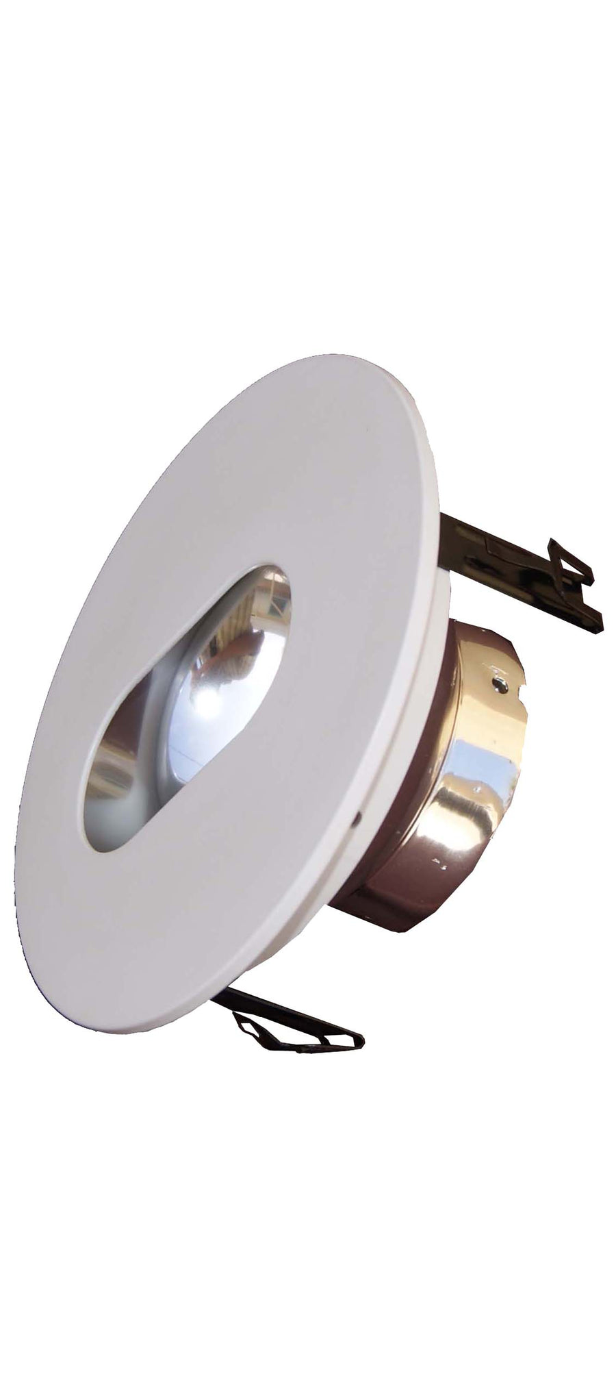 4 Inches Adjustable Slot Trim for Low Voltage Recessed Light/Lighting Fit Halo/Juno-White