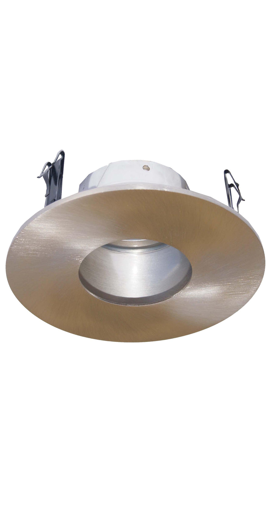 4 Inches Pinhole Trim for Low Voltage Recessed Light/Lighting Fit Halo/Juno-Satin Nickel