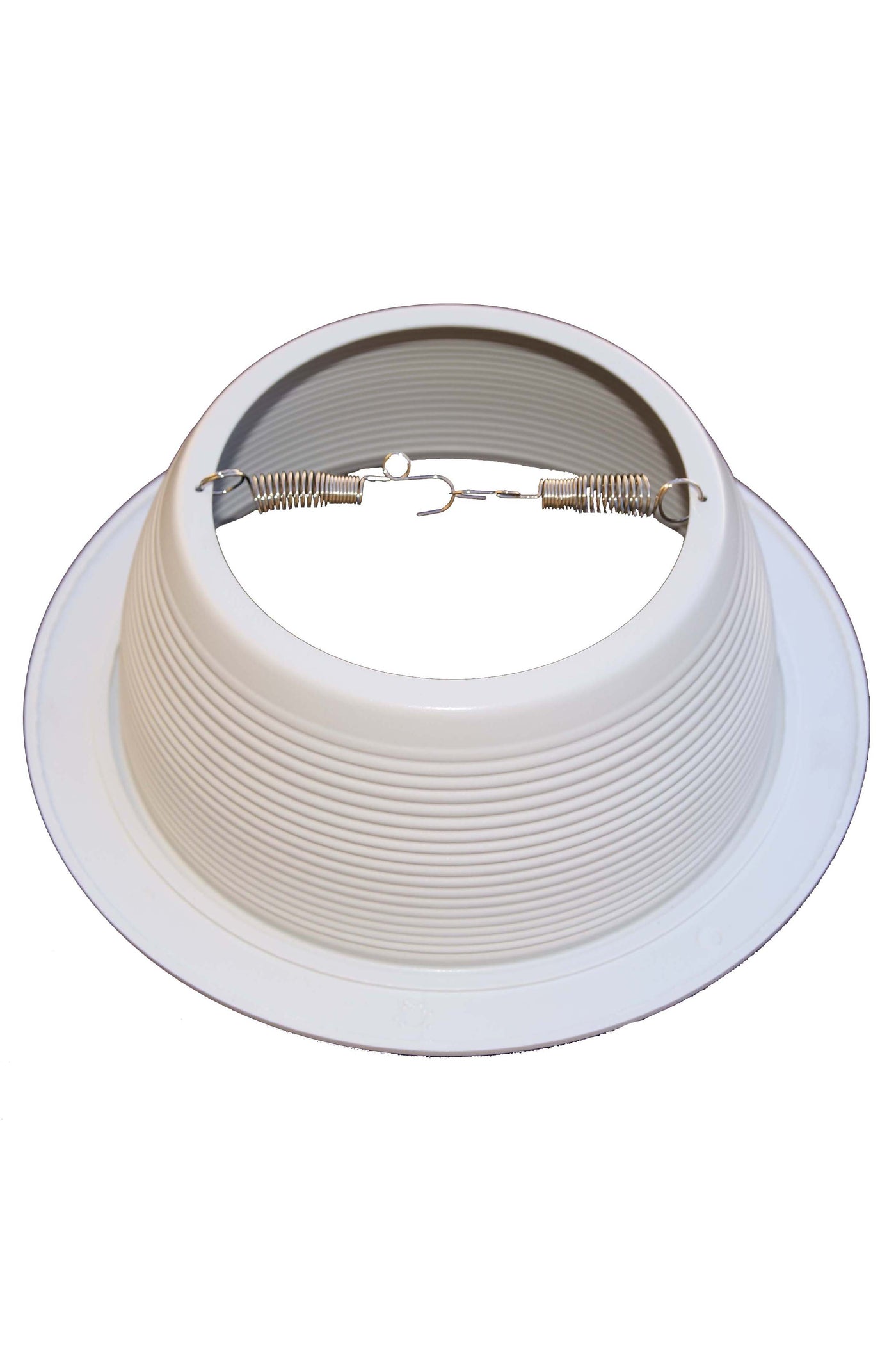 6 Inch Recessed Light Trim, Step Baffle with Detachable Ring, Fit Halo/Juno Recessed Housing-White