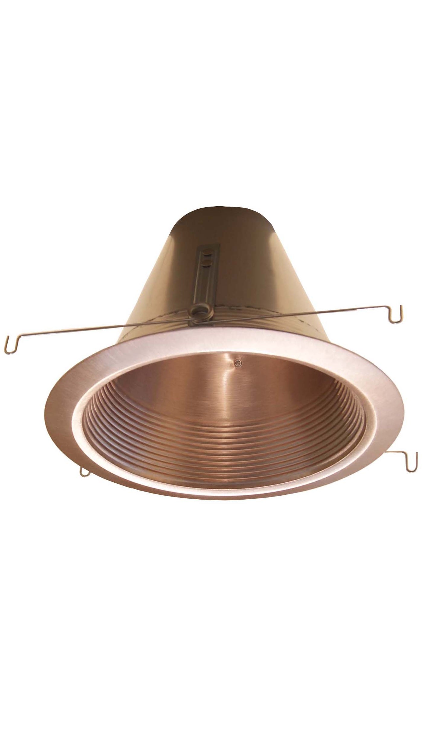 6 Inch Recessed Can Light Trim, Air Tight Baffle Trim, IC-Rated Anti-Glare 6 Inch Can Light Trim, Self-Flanged Recessed Light Trim- Copper